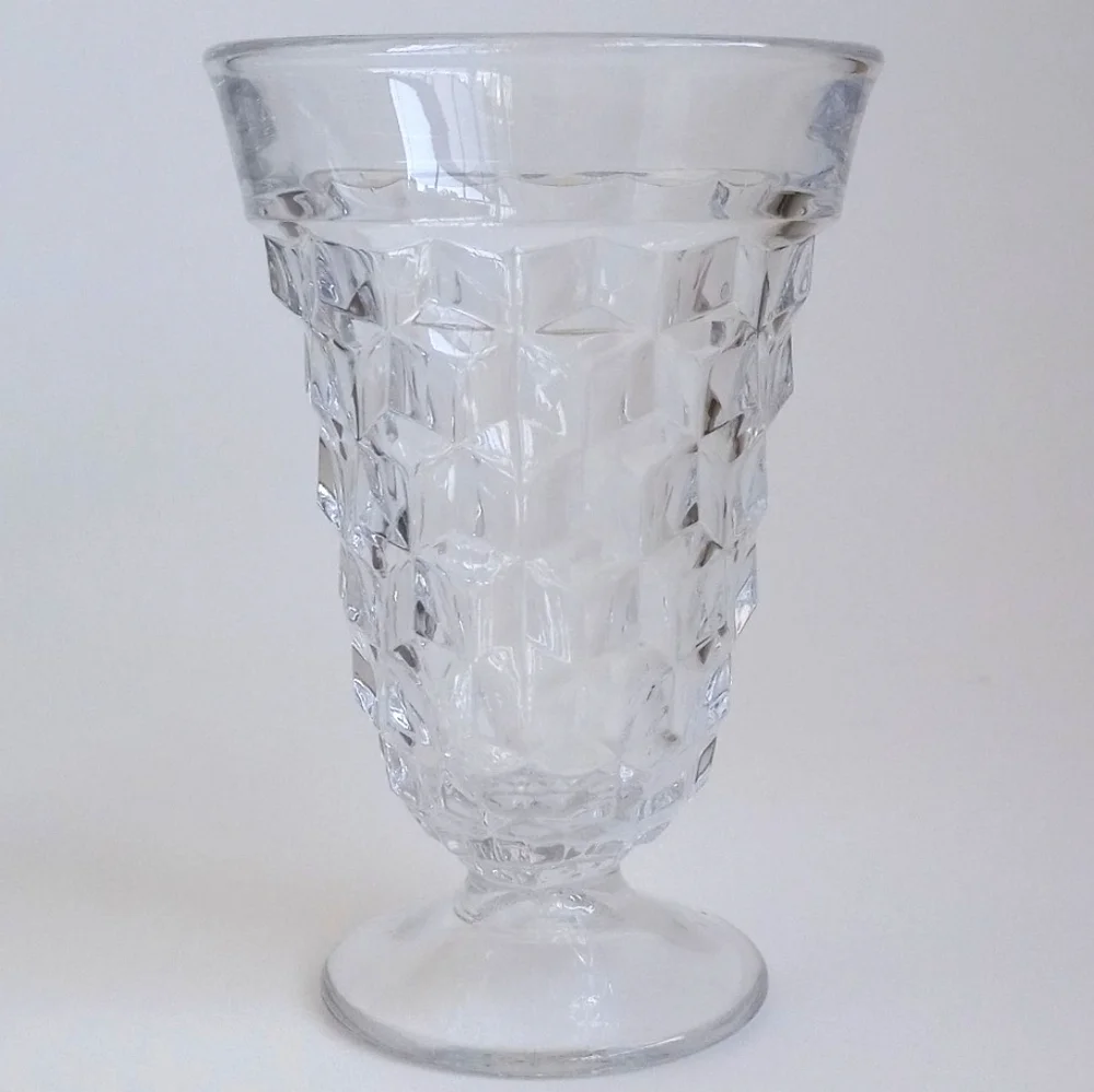 Antique Fostoria American Pattern Clear Depression Glass Barware 5 Piece Bundle